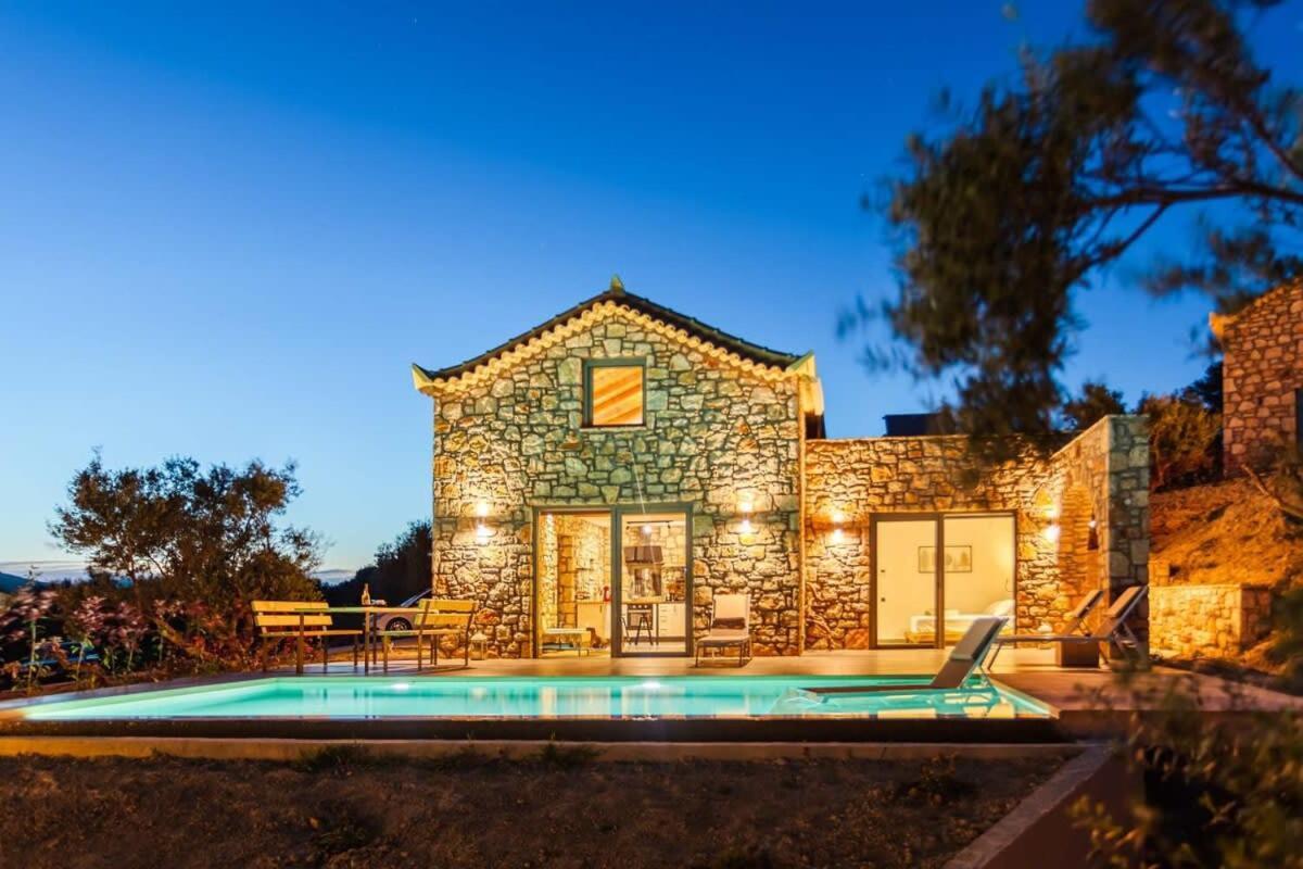 Gerakada Exclusive-Seaview Villa With Private Pool Koróni Zewnętrze zdjęcie