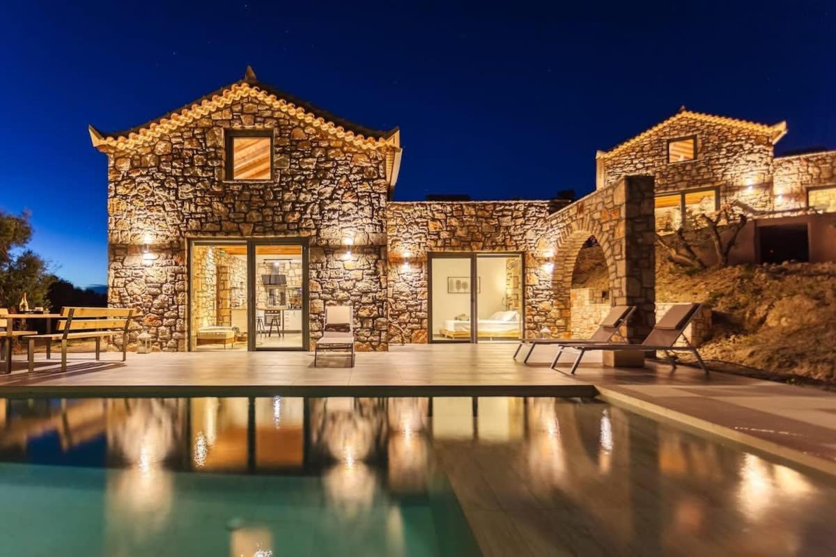 Gerakada Exclusive-Seaview Villa With Private Pool Koróni Zewnętrze zdjęcie