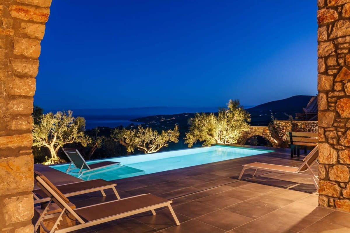 Gerakada Exclusive-Seaview Villa With Private Pool Koróni Zewnętrze zdjęcie