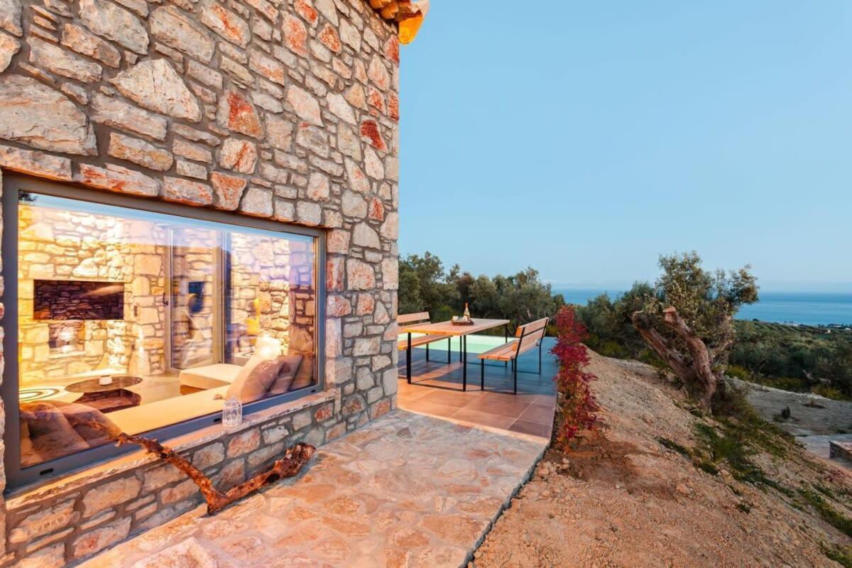 Gerakada Exclusive-Seaview Villa With Private Pool Koróni Zewnętrze zdjęcie